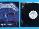 METALLICA vinyl lp RIDE THE LIGHTNING 1984 White Label Promo Ships to USA only