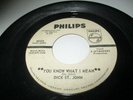 Dick St. John, You Know What I Mean Record 45, Vg+