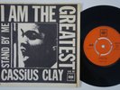 CASSIUS CLAY Stand By Me RARE DENMARK 45 popcorn I Am The Greatest MUHAMMAD ALI