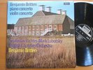 SXL 6512 Britten Piano Violin Concerto Richter Lubotsky Britten NEAR MINT Decca