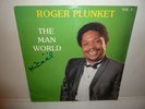 RARE ROGER PLUNKET - The Man World . LP . KILLER AFRO SYNTH FUNK BOOGIE ZOUK. EX