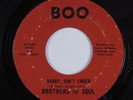 Northern Soul 45 BROTHERS OF SOUL Hurry, Don't Linger BOO HEAR