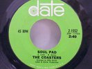 The Coasters FUNK 45 Soul Pad / Down Home Girl on date in VG+ condition  JR 2370