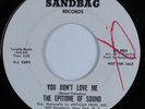 Northern Soul 45 EPITOME OF SOUND You Don't Love Me SANDBAG VG++ promo HEAR