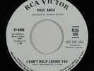 Northern Soul 45 PAUL ANKA I Can't Help Loving You RCA VICTOR NM/VG++ promo HEAR