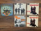 x5 Beatles 45 rpm vinyl singles 