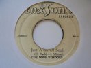THE SOUL VENDORS Just A Bit Of Soul COXSONE Jamaica Funk Soul + Early Reggae 7