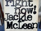 JACKIE MCLEAN 'RIGHT NOW ' Blue Note 1st Stereo 1966 NY/RVG VG+ Play Tested