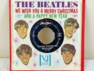 Beatles VJ Please Please Me/From Me to You 45 RPM Record w/RARE Christmas Sleeve