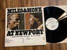 MILES DAVIS & MONK   AT NEWPORT PROMO LP   COLUMBIA CL-2178 MONO WLP   Vinyl EX
