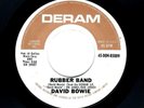 ROCK-DAVID BOWIE-RUBBER BAND/THERE IS A HAPPY LAND-DERAM 85009