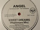 ANGEL “SWEET DREAMS” NIGHTMARE MIX 12” Advanced DJ Promo EURYTHMICS “ANGEL” RARE