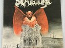 SEPULTURA - BESTIAL DEVASTATION + INSERT - BRAZIL - RED LABEL LTD 1000 - EX