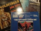 Three James Bond 007 Original Soundtracks & Theme Music Vinyl LP Record Albums