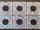 ABC UNITED ARTIST BUDDAH RCA LABEL & SLEEVES PAUL ANKA 45 RPM TITLE STRIPS TAGS