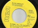 PROMO ELVIS PRESLEY O Come All We Faithful / Merry Christmas Baby RCA VICTOR 