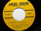 BELMONTS & FIVE DISCS R&R ACETATE 45rpm Sitting In My Room b/w The Party HEAR