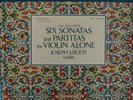 BACH 6 Sonatas & Partitas for Violin Alone Joseph Szigeti Vanguard 3 LP Box Set