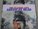 THE FLAMING LIPS - AMERICAN HEAD BLACK DOUBLE 2 X LP VINYL RECORD & SIGNED PRINT