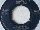 Elvis Presley Love Me Tender 45 Record German PRESSING Rare Original RCA 47-6643