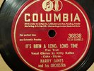 Harry James It's Been a Long, Long Time Columbia 36838 EX 1945 78RPM 