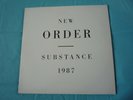 New Order Substance 1987 vinyl x2 LP embossed letters