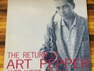 ART PEPPER   The Return of Art Pepper   Jazz: West JWLP 10 jazz LP