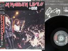 IRON MAIDEN LIVE + ONE EMI EMS-41001 JAPAN OBI VINYL 12