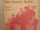 Don Rendell Sextet rare 1955 EP Tempo EXA 12 tri-centre modern jazz Good/VG++