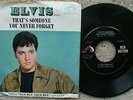 Elvis Presley - Long Legged Girl / That's Someone You Never Forget - USA 45 + PS