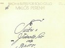 HUNGAROTON STEREO - PERENYI - BACH - 6 SUITES FOR CELLO SOLO - 3LP - NM