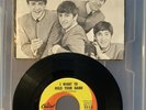 BEATLES 45 & Sleeve I Want To Hold Your Hand I Saw Her Standing There 1963 Hofer
