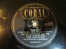 Rare Johnny Burnette 78rpm Tear It Up / You're Undecided Vogue Coral Q 72177