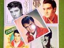 DIY 5 Handmade Ceramic LP Drink Coasters ELVIS PRESLEY THE KING ROCK COUNTRY