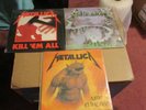 3 different Metallica albums KILL 'EM ALL Rare Original 1983, jump in the fire c