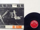 MAL WALDRON ALL ALONE GLOBE MJ-7114 JAPAN FLIPBACK COVER VINYL LP
