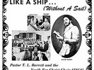 PASTOR T.L. BARRETT AND-Like A Ship...(Without A Sail) Clear & Black  VINYL NEUF