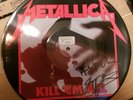 Metallica Kill Em All 1983 Limited Ed.#1412 Signed Picture Disc Misfits     