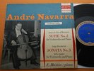 Navarra d'Herveois Boccherini Cello Suites Czech Ed1 Supraphon b/g 10