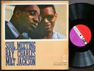 RAY CHARLES & MILT JACKSON Soul Meeting LP ATLANTIC 1360 JAZZ MONO Kenny Burrell