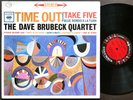 DAVE BRUBECK Quartet Time Out LP COLUMBIA CS 8192 US 1960 6-EYE ST Take Five