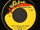 FIVE BLUE NOTES: the beat of our hearts / you gotta go baby SABRE 7