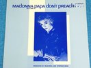 MADONNA PAPA DON'T PREACH PROMO 12'' VINYL US LP RECORD SIRE 1986