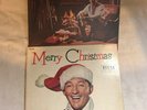 Vintage Bing Crosby and Nat King Cole Christmas albums