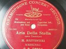 Opera 78 rpm MATIA BATTISTINI  Gramophone G & T Aria della Stella. TANNHAUSER