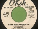 The Vibrations - Keep On Keeping on 45 Okeh Northern soul Promo ex