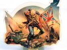 RARE Iron Maiden The Trooper Shaped Picture Disc - Mint in Original Vinyl Sleeve