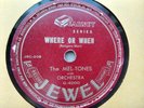 The Mel-Tones 78rpm Single 10-inch Jewel Records #G-4000 White Christmas