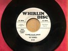 THE CHANNELS  Flames In My Heart  RARE Doo-Wop    Whirlin Disc 109 PROMO VG++