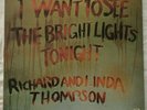 Richard And Linda Thompson / I Want To See The Bright Lights Tonight / LP / EX